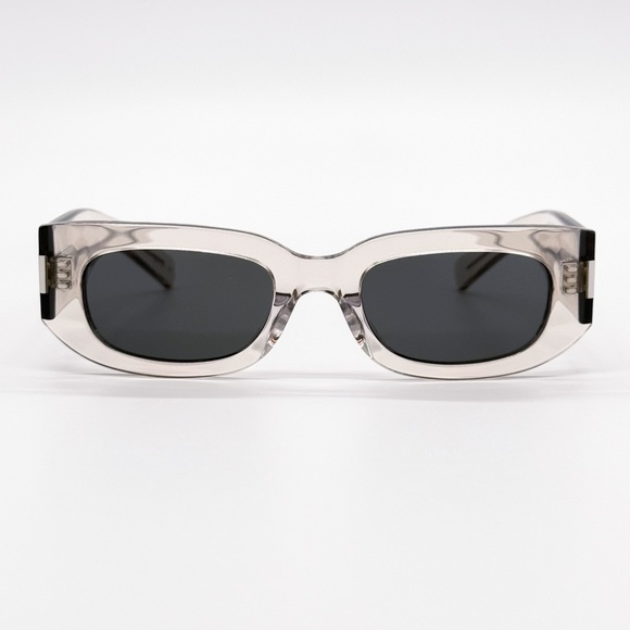 NEW SAINT LAURENT SL697 003 CLEAR GRAY UNISEX SUNGLASSES SAINT LAURENT SL 697 - Picture 4 of 10